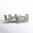 Aristia 6 - Person Extendable Four Leg Dining Set
