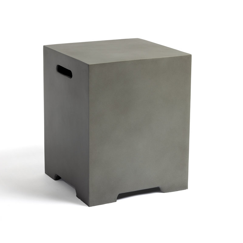 Couvercle de réservoir de propane Brummitt Fire Pit, Béton naturel