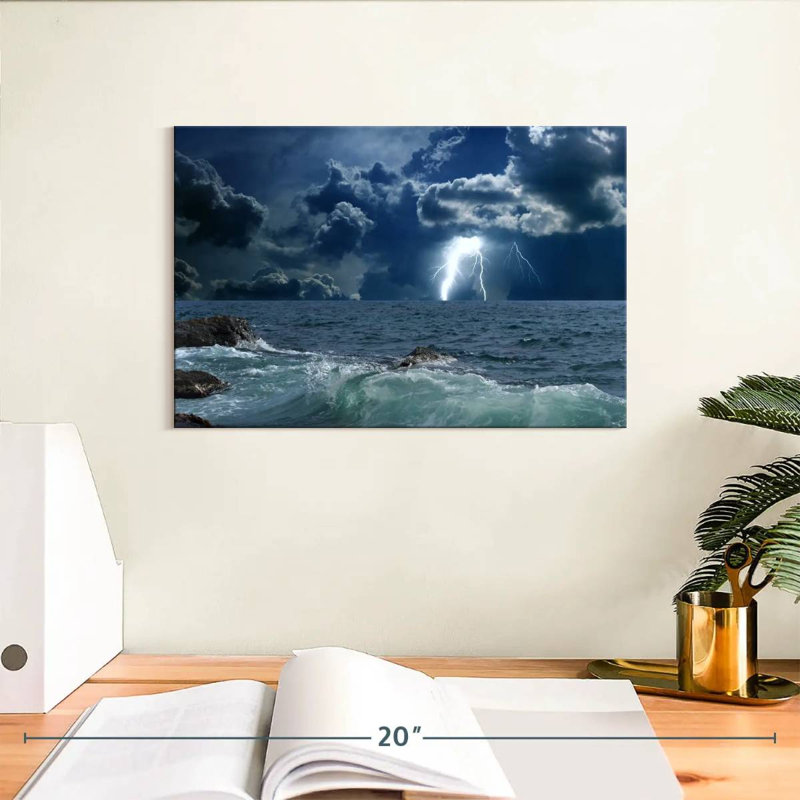 Alvord Ocean Storm Bolt, 8" H x 12" W