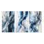 Ensemble de 3 toiles bleues et grises bleu et gris - Elixir bleu et gris-274207488-274207501