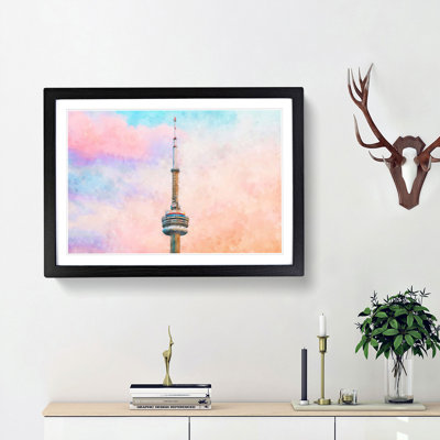 The CN Tower in Toronto Canada - Picture Frame Painting Print
