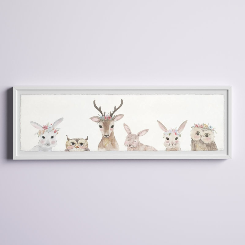 Komar Jungle Babies, reproduction encadrée, H 15 po x l 45 po x P 1,5 po