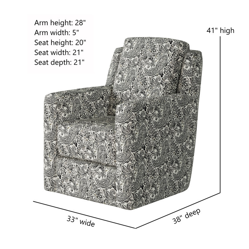 Icon Swivel Glider, Charleston Caviar