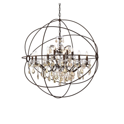 Svante 18-Light Dimmable Globe Chandelier