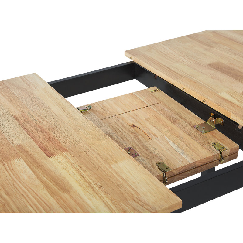 Rabun Solid Wood Dining Table, Black