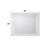 Stylish And Functional White High Gloss Finish Mirror For Interior Decoration