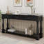Console Table With Drawers And Shelf, Behind Sofa Table-555199045