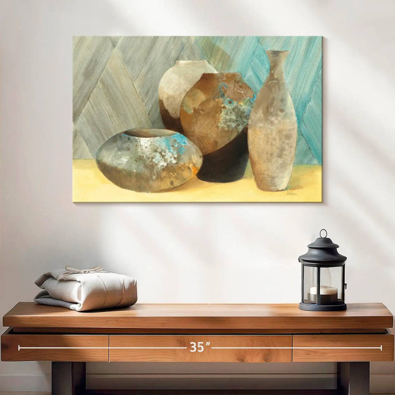 Senne Raku Study, 16" H x 24" W
