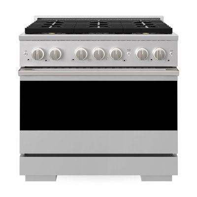ZLINE 36 in. Marino Dual Fuel Range with 6 Burner DuoPro Cooktop and Electric Convection Oven