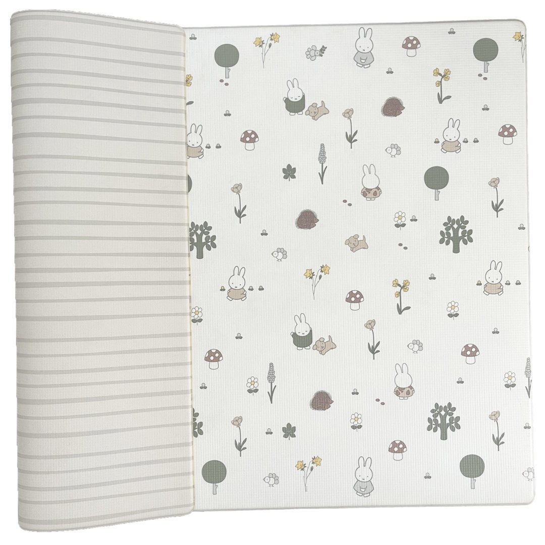 Miffy X Little Bot Baby Play Mat (Ofie Mat, Miffy In The Park) LITTLE Bot