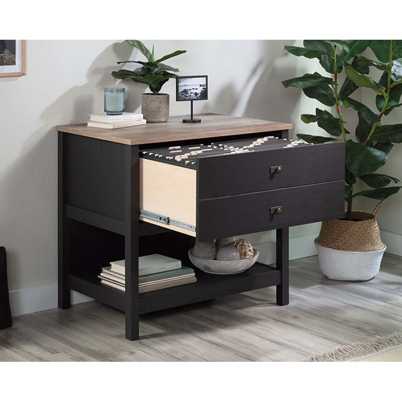 Rohan 1 -Drawer File Cabinet, Black