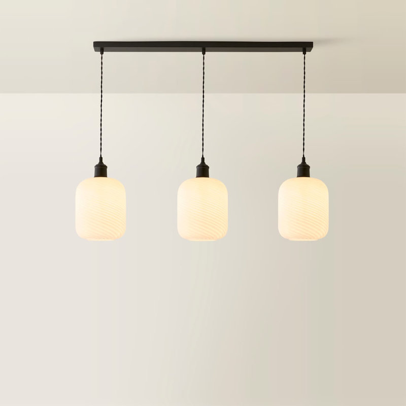 3 - Light Pendant, Matte Black