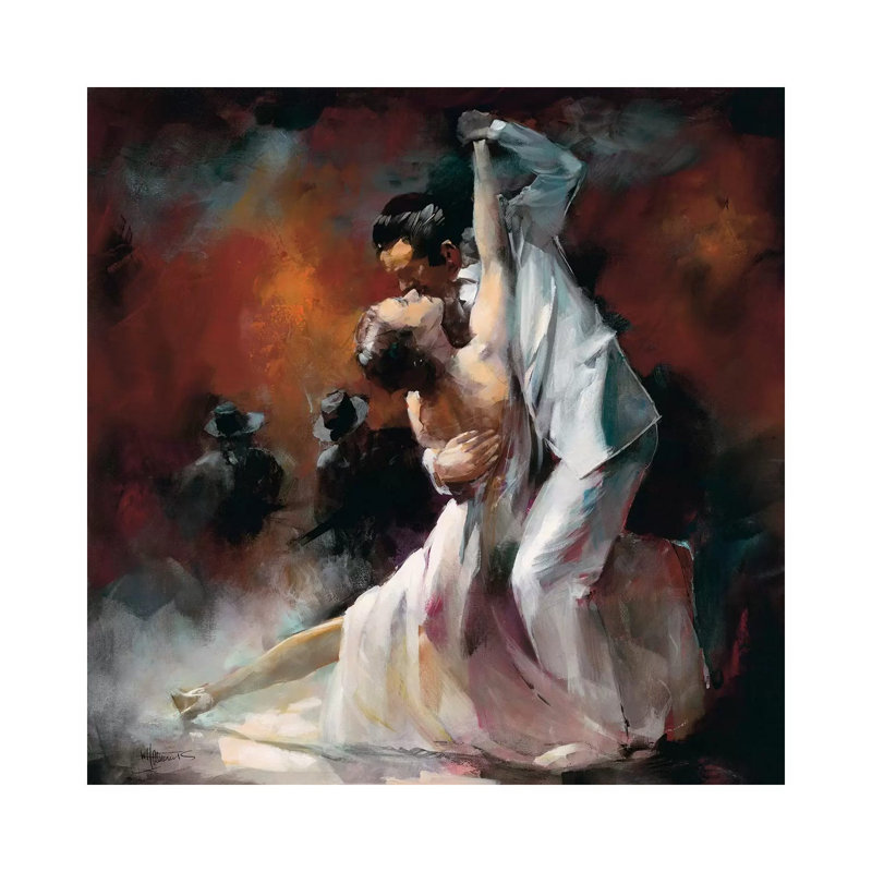 Tango Argentino I by Willem Haenraets - Wrapped Canvas Painting, 93.98 cm H x 93.98 cm W x 1.91 cm D