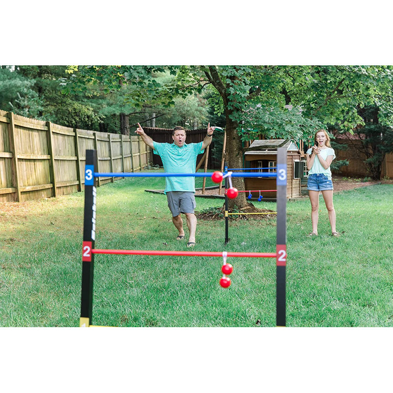Bolaball Solid Wood Ladder Ball with Carrying Case
