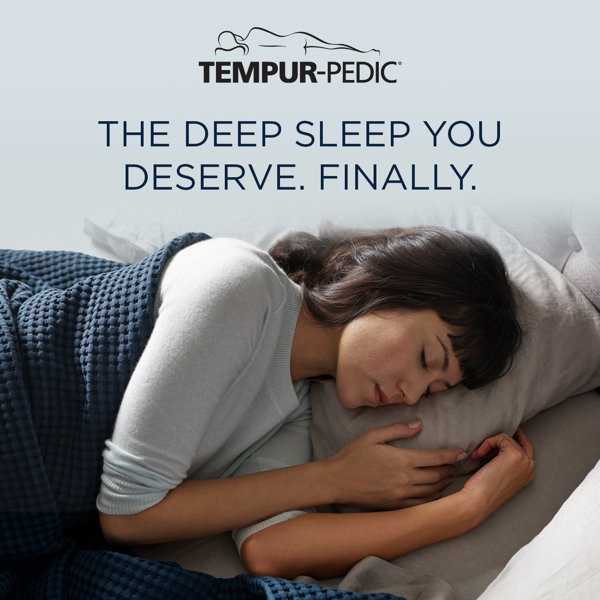 TEMPUR Classic Cotton Sheet Set - Queen, Silver Mist, Snug Fit For Tempur-Pedic Mattresses