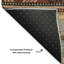 Tapis tribal de qualité supérieure lavable à la machine AMF1754-832507966