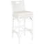 Tabouret de bar rembourré Evins avec structure en bois massif-287898230