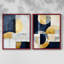ABSTRACT Series DLVIII - Impression encadrée de qualité supérieure - prête à être accrochée - aucun clou requis - aucun clou requis-108030470-108030471