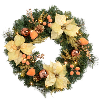 Lighted 60cm Wreath