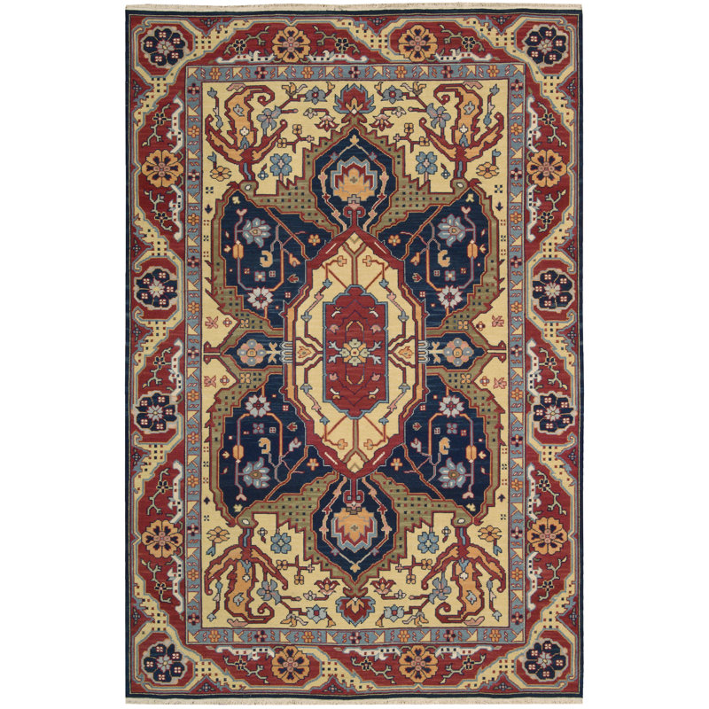 Baar Wool Oriental Indoor Rug, Rectangle 8'10" x 11'10"