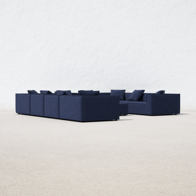 Canapé modulaire rembourré pour l'extérieur Saybrook