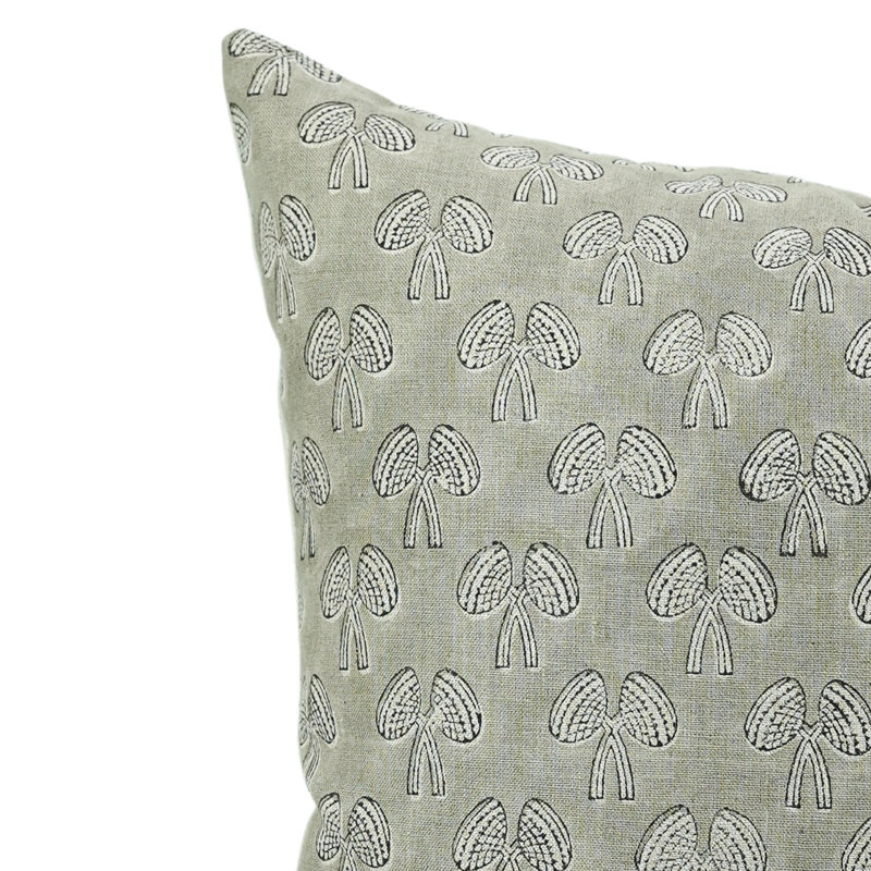 Housse de coussin en coton Floral, H 20 po x l 12 po