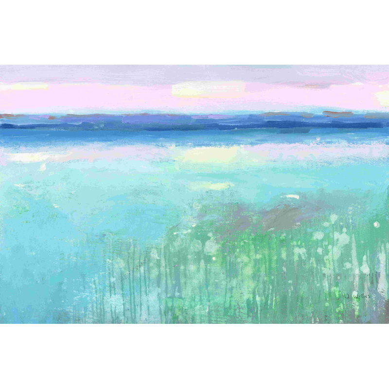 «Seascape I» par James Wiens - impression sur toile tendue, H 8 po x l 12 po