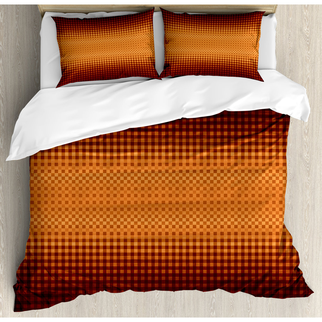 Modern & Contemporary Geometric Shapes Duvet Cover Ambesonne 