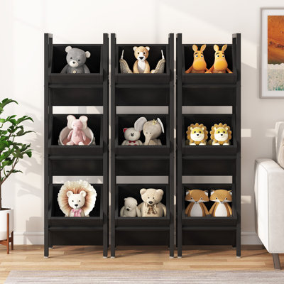 Mitsuko 14.57'' W Metal Storage Rack