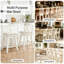 Tabouret de bar en bois massif Modern Farmhouse-1356897024-1356897025