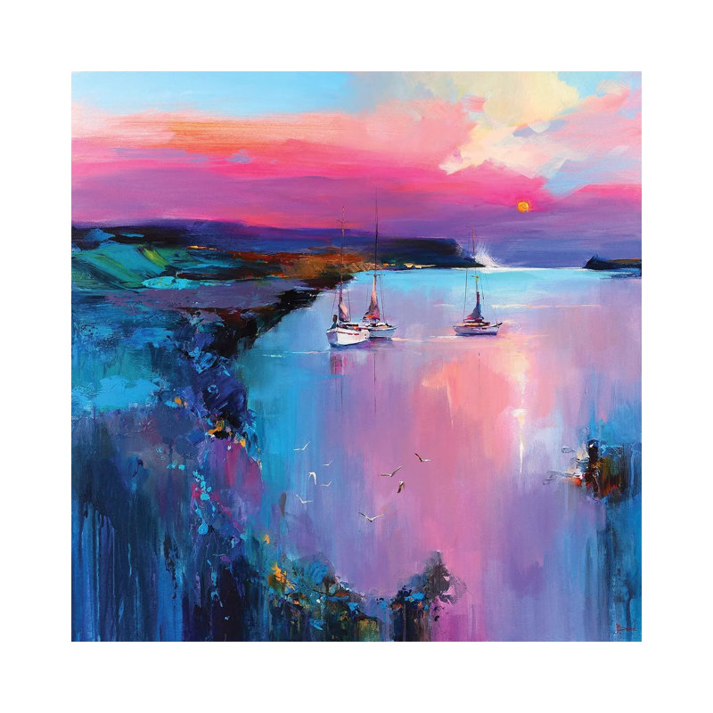 Fabulous Turquoise by Tatyana Yabloed - Gallery-Wrapped Canvas Giclée on Canvas, 66.04 cm H x 66.04 cm W x 1.91 cm D, Canvas