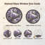 Panneau de vitrail mauve escargot ， 7,8 H-1207968388