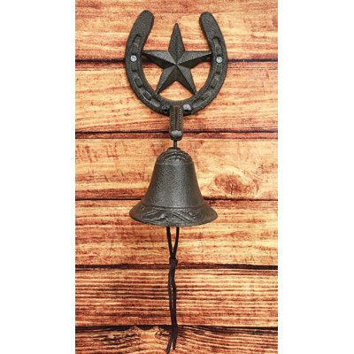 Cloche de jardin murale western star cheval door Durkin