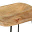 Tabouret en bois massif 30,7 po