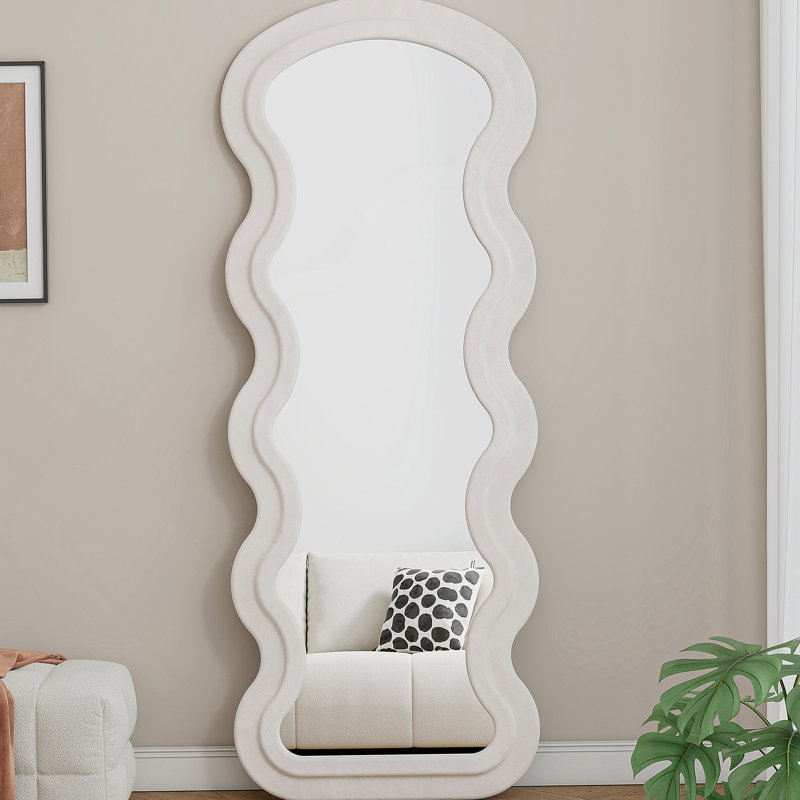 Miroir blanc crème, Blanc, crème