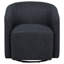Fauteuil d'appoint pivotant en tissu Mossbrook anthracite-2092334391