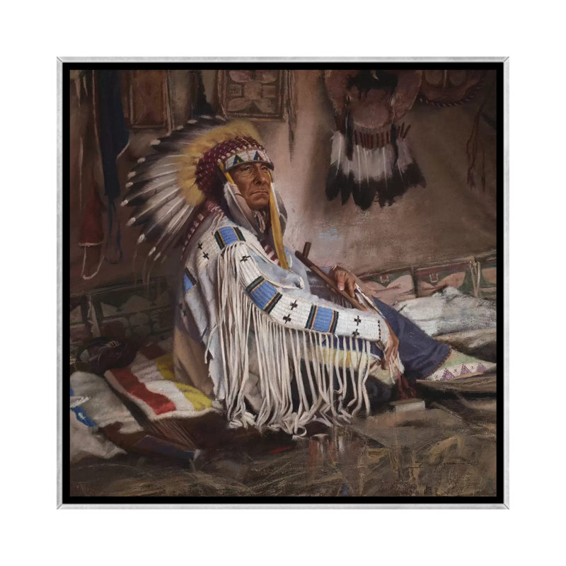 « Habitat » par David Edward Kucera, reproduction d’art, H 37 po x l 37 po x P 1,5 po, Encadrement argenté, Pas de tapis