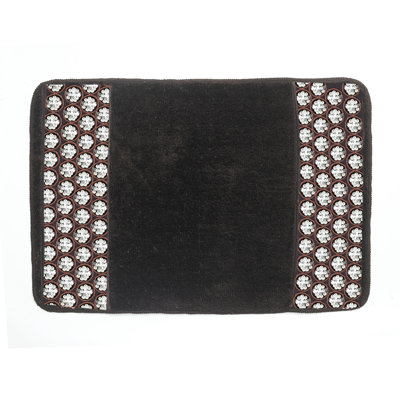 Chandrell Cotton Blend Non-Slip Bath Rug