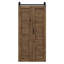 Solid Oak Barn Door with Single Bi-Folding System-105091977