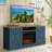 Kieran TV Stand for TVs up to 75" with Fireplace Included-2106185775
