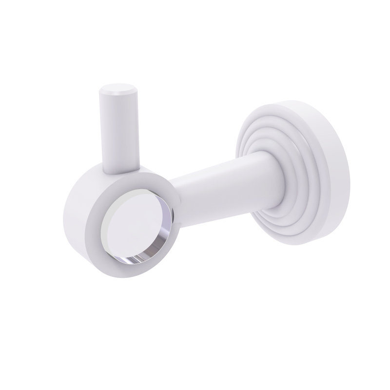 Pacific Beach Wall Mounted Robe Hook, Matte White