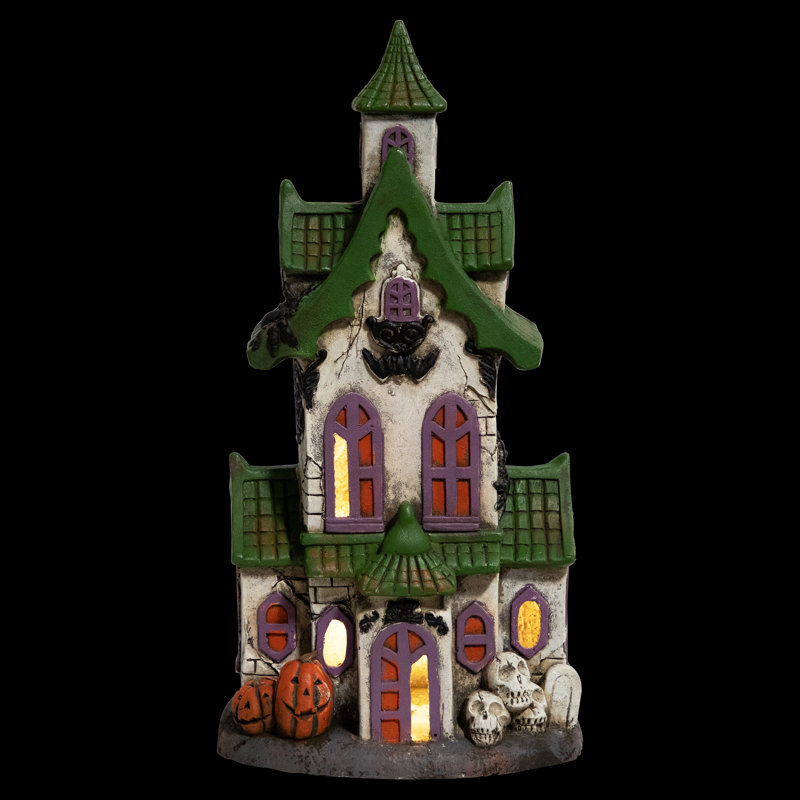 Northlight Seasonal LED Lighted Haunted House Halloween Decoration ...