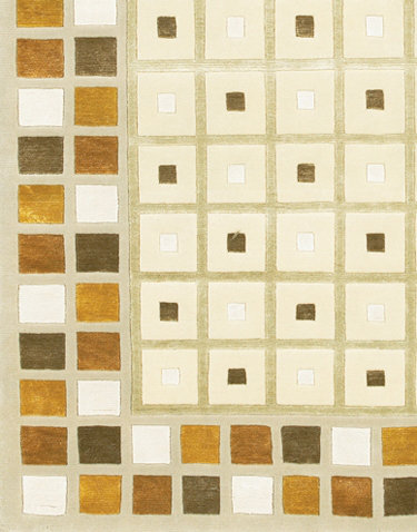 Aadi Brown/Tan Area Rug, Rectangle 7'9" x 10'6"