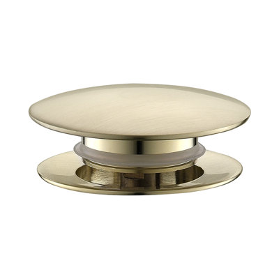 Pop-Up Bathroom Sink Drain Stopper with Overflow