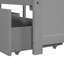 L-Shaped Platform Bed With Trundle, Drawers, Twin, Grey - Built-In Desk For Practical Use Stylish Bedroom-212030484