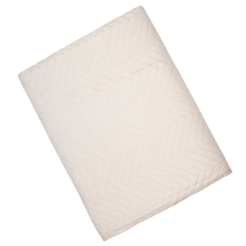Anika Polyester Solid Colour Bedspread, Navy, 200 x 230 cm