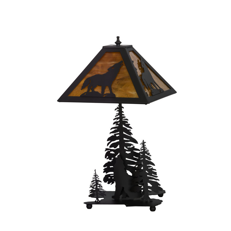 Rustic Lodge Table Lamp