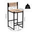 Ensemble de 2 tabourets de bar Honey