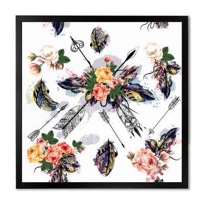 " Tribal Arrows And Feathers "