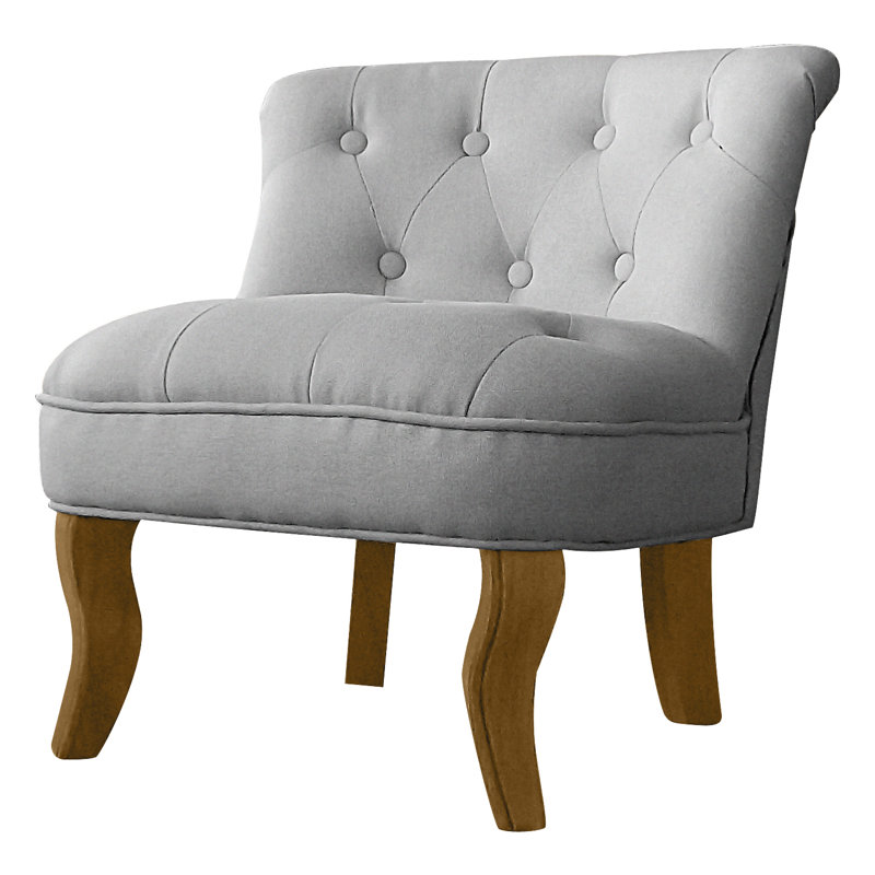 Leni Kids Personalized 32 cm Chair and Ottoman, Grey